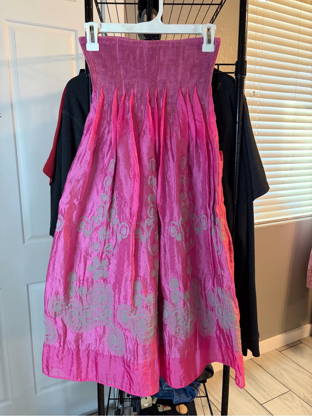 Lapis convertible dress and skirt Pink and Silver